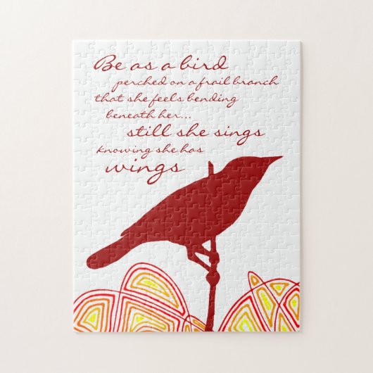 Nog steeds zingt ze legpuzzel (Verticaal)