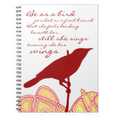 Nog steeds zingt ze notitieboek (Voorkant)