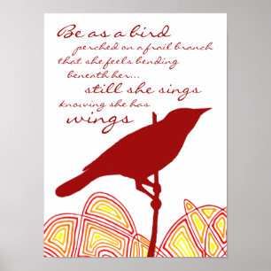 Nog steeds zingt ze poster