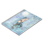 Nog steeds zwemmen Zeemeermin moeder en Baby Baby  Notitieboek (Linkerzijde)