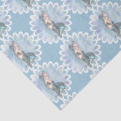 Nog steeds zwemmen Zeemeermin moeder en Baby Baby  Tissuepapier (Detail)