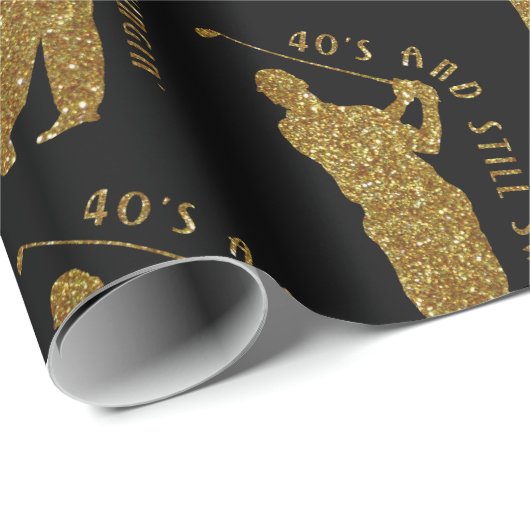 Nog steeds zwingin' Golfers 40 tot 49 Cadeaupapier (Rol Hoek)