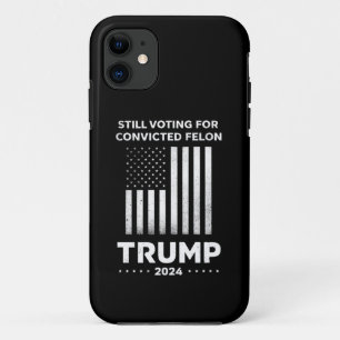 Nog stemmen op veroordeelde misdadiger Trump 2024  Case-Mate iPhone Case