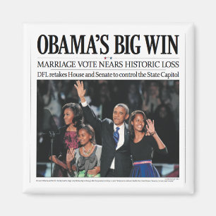 Nog vier jaar Obama Magnet