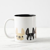 Nog vijf kleine franchise tweekleurige koffiemok (Links)