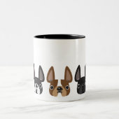 Nog vijf kleine franchise tweekleurige koffiemok (Center)