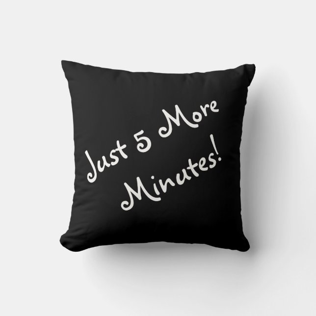 Nog vijf minuten Sierkussen (Voorkant)