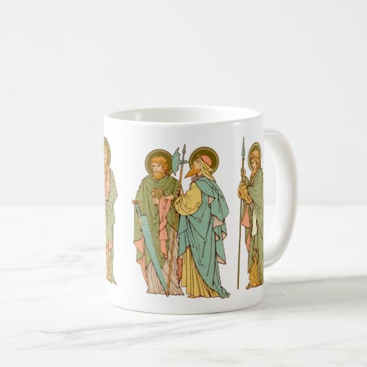 Nog zes apostelen (RLS 20a) Koffie Mok (Voorkant rechts)