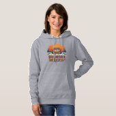 Nog zes weken? Grappige Groundhog Day Hoodie (Voorkant volledig)
