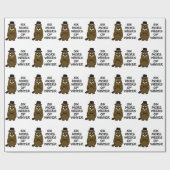 Nog zes weken winter cadeaupapier (Vlak)