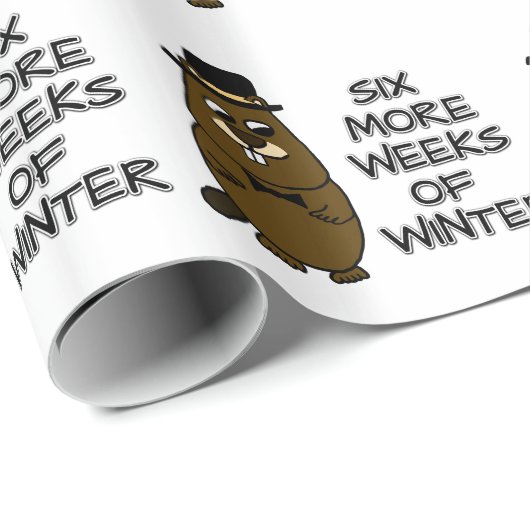 Nog zes weken winter cadeaupapier (Rol Hoek)