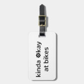 Nogal goed op fietsen bagagelabel (Voorkant verticaal)