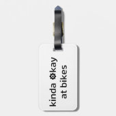 Nogal goed op fietsen bagagelabel (Achterkant verticaal)