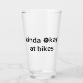 Nogal goed op fietsen glas (Voorkant)