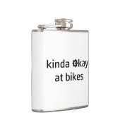 Nogal goed op fietsen heupfles (Rechts)