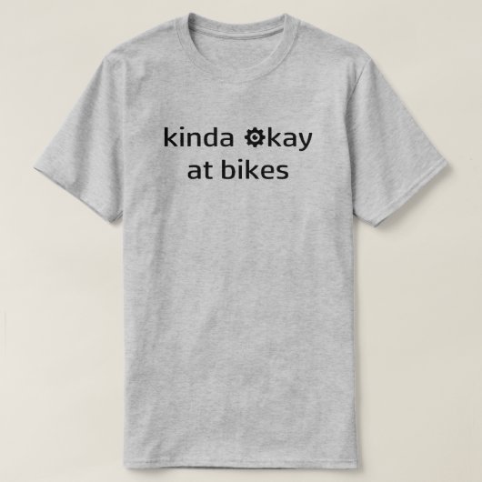 Nogal goed op fietsen t-shirt (Design voorkant)