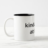 Nogal goed op fietsen tweekleurige koffiemok (Links)