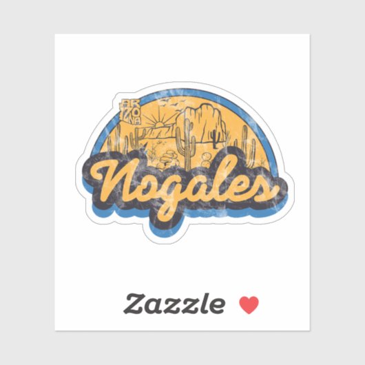 Nogales, Arizona Sticker (Vel)