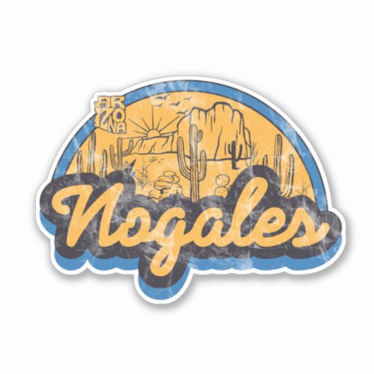 Nogales, Arizona Sticker (Voorkant)
