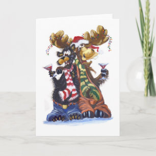Nogged Noel Feestdagen Kaart