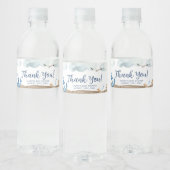 Nogmaals bedankt Baby shower waterflesetiket Waterfles Etiket (Flessen)