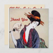 Nogmaals een Japanse vrouw, aanwezig? Kaart (Voorkant / Achterkant)