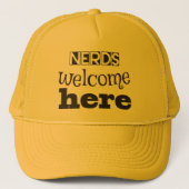 Nogmaals welkom hier! trucker pet (Voorkant)