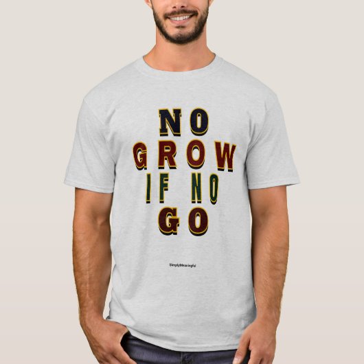 NOGROW 🚀 T-SHIRT (Voorkant)