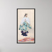 Noh Play Aoinoue (1922) Canvas Afdruk (Voorkant)