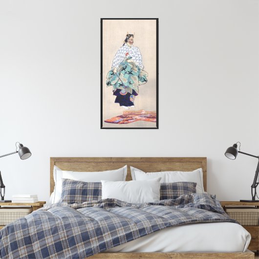 Noh Play Aoinoue (1922) Canvas Afdruk (Insitu (Slaapkamer))