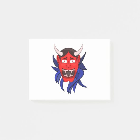 Noh Theater Hannya Japans Post-it® Notes (Voorkant)
