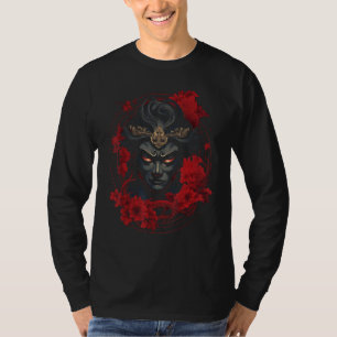 Noh Theater Japans Oni Mask Kabuki Kostuum Japan T-shirt
