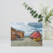 NOHAB Diesellocomotief in het Hell Railway Station Briefkaart (Staand voorkant)