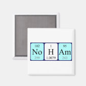 Noham periodieke lijstnaam magnet (Voorkant / Achterkant)