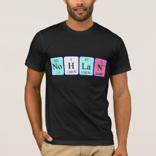 Nohlan periodiek shirt van de lijstnaam