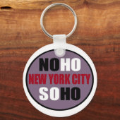 NoHo SoHo New York City Sleutelhanger (Voorkant)
