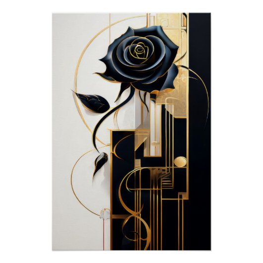 Noir Blossom Perfect Poster (Voorkant)