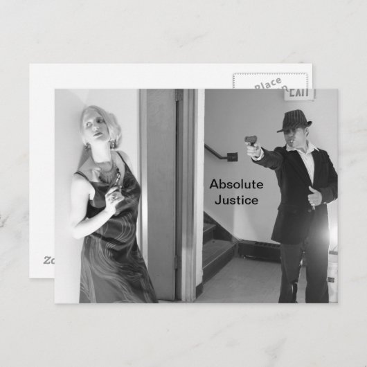 Noir Briefkaart (Voorkant / Achterkant)