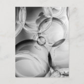 Noir Bubbles Briefkaart (Voorkant)