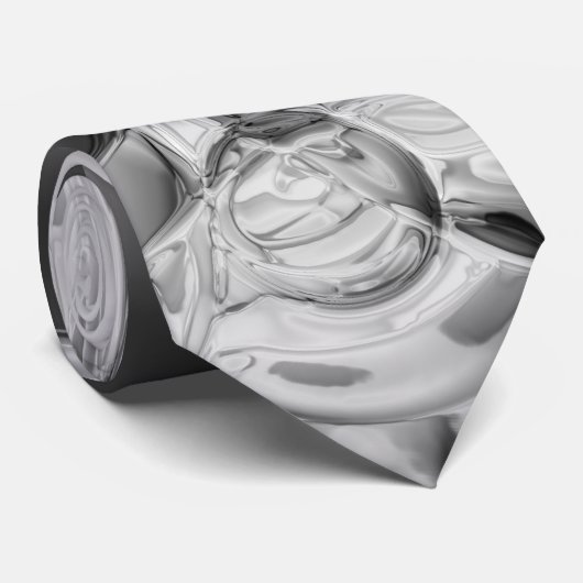 Noir Bubbles Stropdas (Opgerold)