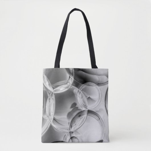 Noir Bubbles Tote Bag (Voorkant)