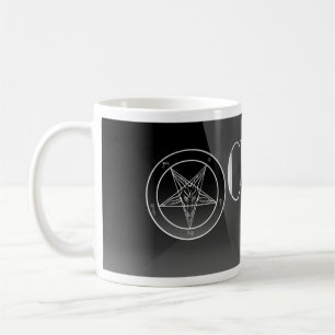 Noir Church of Satan Logo Classic White Mok