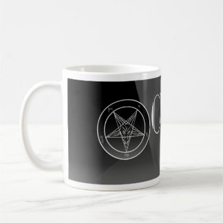 Noir Church of Satan Logo Classic White Mok