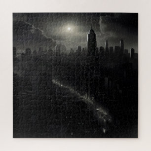 Noir City stadsgezicht Legpuzzel