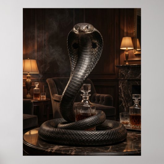 Noir Cobra Rookkamer Poster (Voorkant)