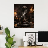 Noir Cobra Rookkamer Poster (Thuiskantoor)