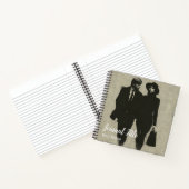 Noir Duo Journal — Aangepaste naam en titel Notitieboek (Binnen)