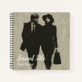 Noir Duo Journal — Aangepaste naam en titel Notitieboek