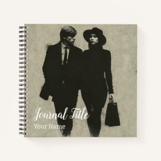 Noir Duo Journal — Aangepaste naam en titel Notitieboek