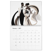 NOIR ELEGANCE 2026 Calendar Kalender (Feb 2027)